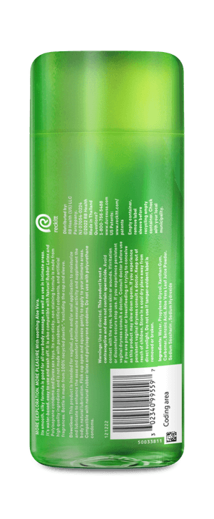 Durex touch and play aloe vera lubes rear side
