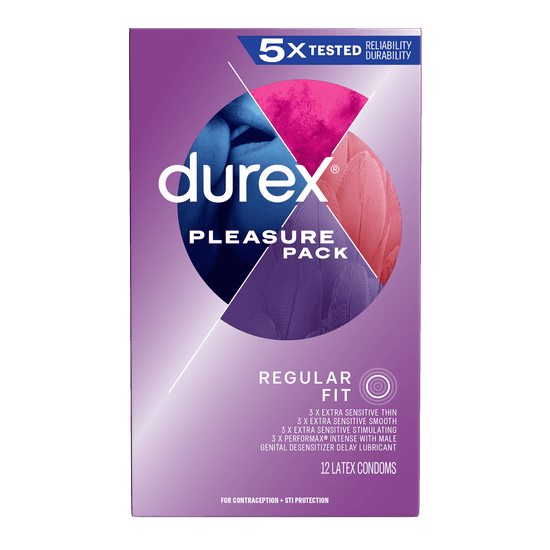 Durex Pleasure Pack Regular 12ct Product
