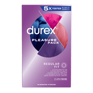 Durex Pleasure Pack Regular 12ct Product