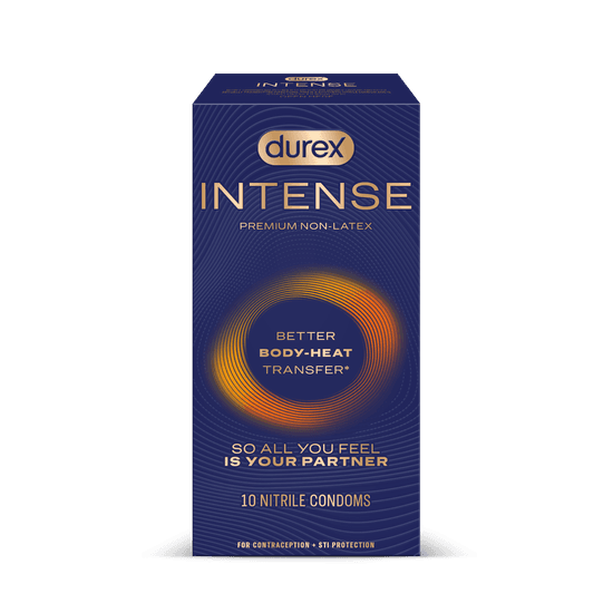 Durex intense premium non-latex 10 nitrile condoms