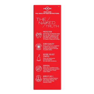 Durex XSensitive Thin Close fit 12ct left side of pack